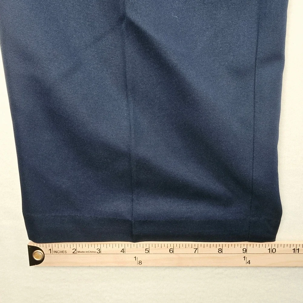 Nike Golf Tour Performance Pleated Pants Navy Blue Mens 42x32 Tech Trousers